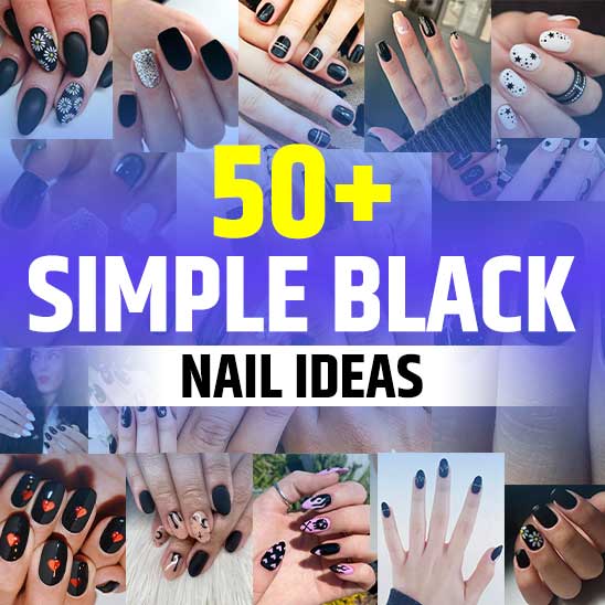 Simple Black Nails Ideas