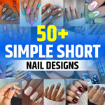 Simple Design for Short Nails