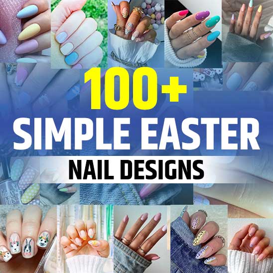 Simple Easter Nails