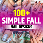 Simple Fall Nail Designs