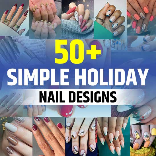 Simple Holiday Nails