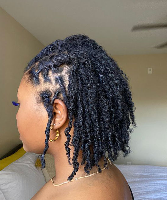 Starter Locs Before and After