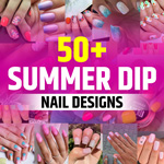 Summer Dip Nail Designs