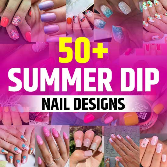 Summer Dip Nails