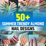 Summer Trendy Almond Nail Design