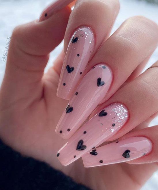 VALENTINE'S DAY NAILS SIMPLE