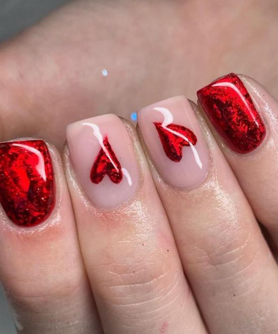 VALENTINES NAILS IDEAS SIMPLE
