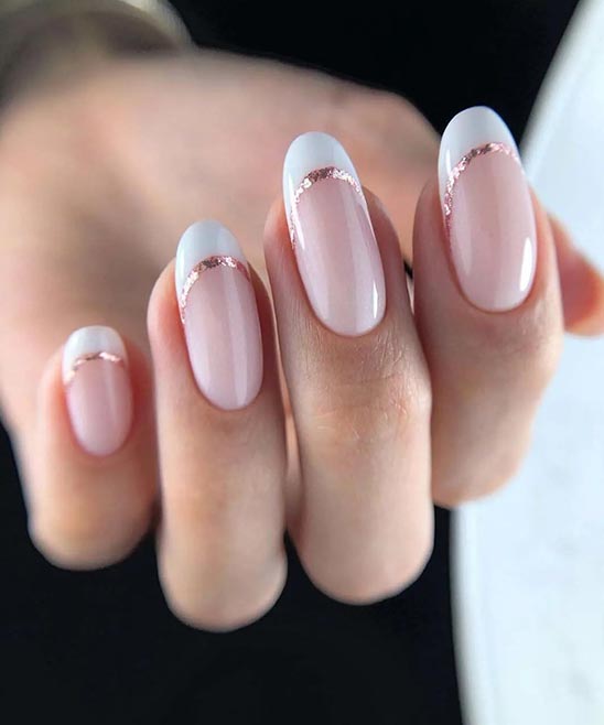ACRYLIC NAIL DESIGNS WITH WHITE TIPS
