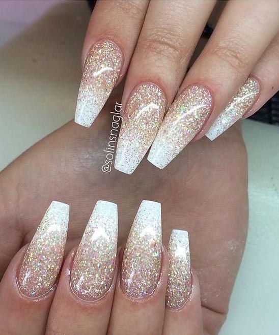 ACRYLIC NAIL DESIGNS WITH WHITE