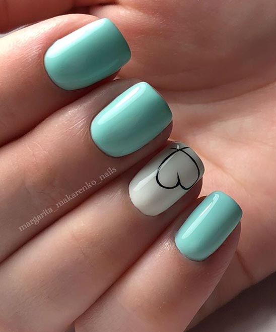 ACRYLIC NAILS COFFIN SHORT OMBRE