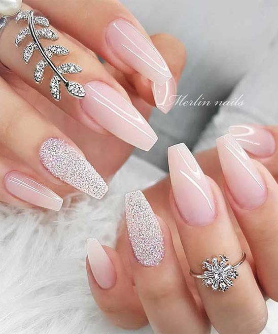 ACRYLIC NAILS IDEAS SHORT COFFIN