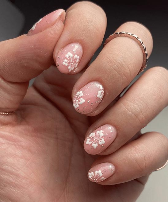 ACRYLIC PINK AND WHITE NAIL DESIGNS