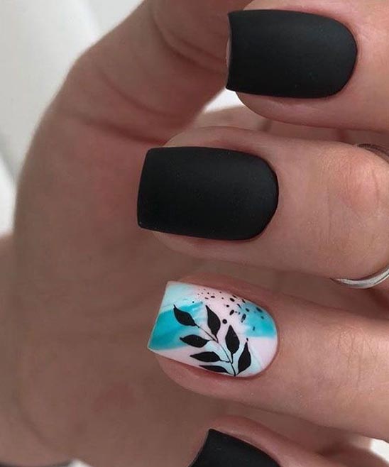 ACRYLIC SHORT COFFIN NAILS
