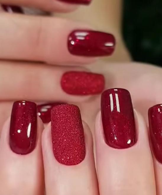 Acrylic Coffin Acrylic Red Nail Designs