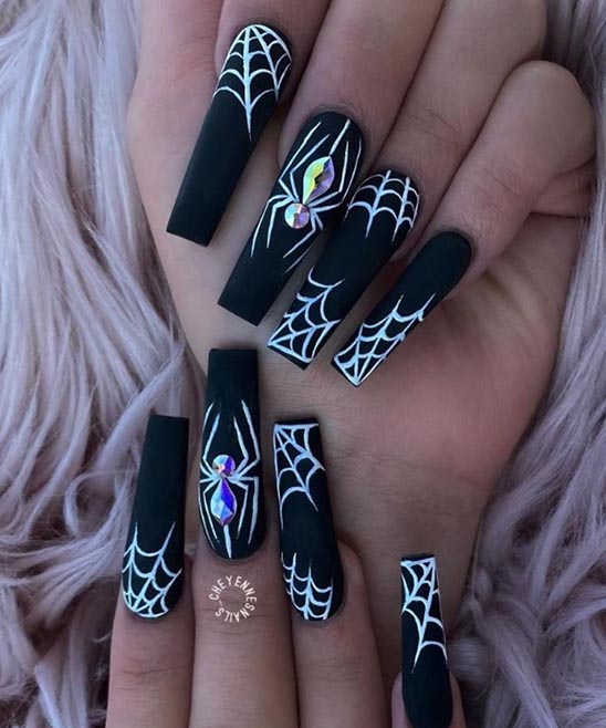 Acrylic Nail Winter Nail Design Ideas