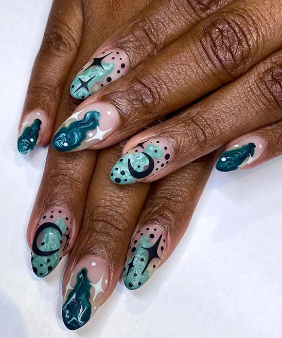 Acrylic Nails Halloween Designs