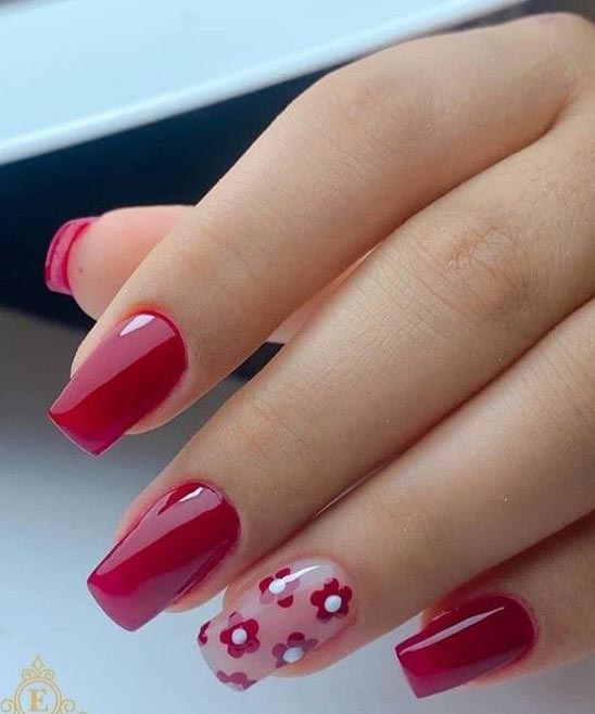 Acrylic Red Nail Designs