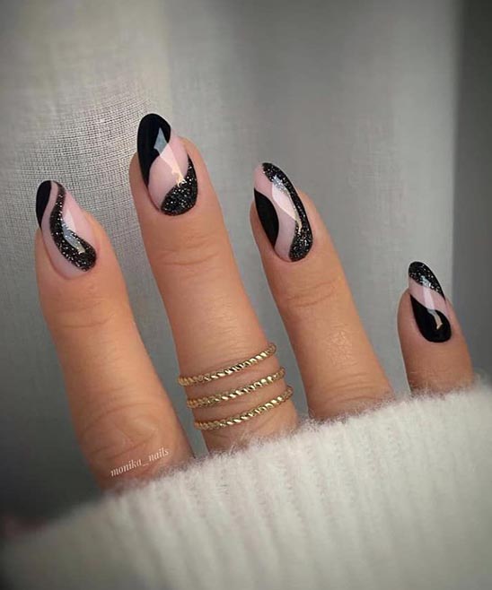 BLACK AND PURPLE NAIL DESIGNS 2023