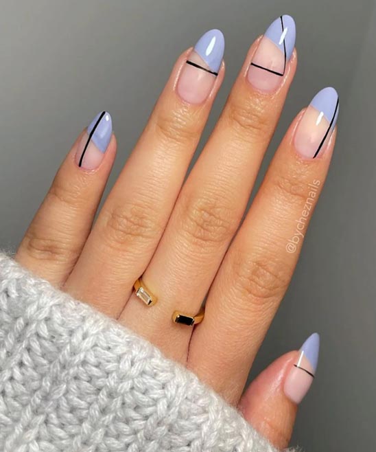 BLACK AND WHITE FRENCH TIP NAIL DESIGNS
