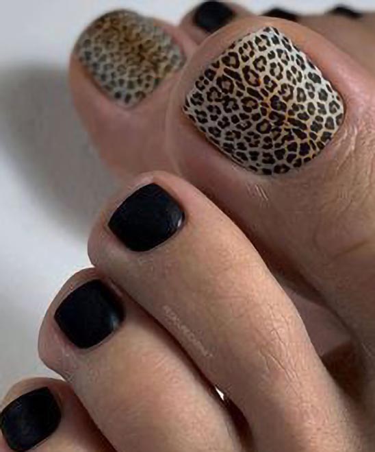 BLACK AND WHITE NAIL DESIGNS FOR TOES