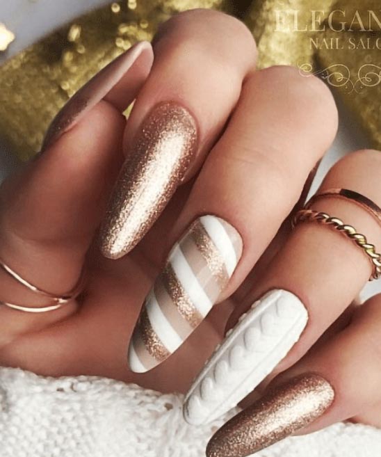 BLACK GOLD AND WHITE NAIL DESIGNS FOR SHORT NAILS