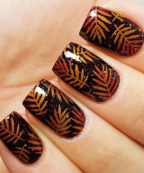 Black Acrylic Nail Design Ideas
