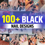 Black Nails Design