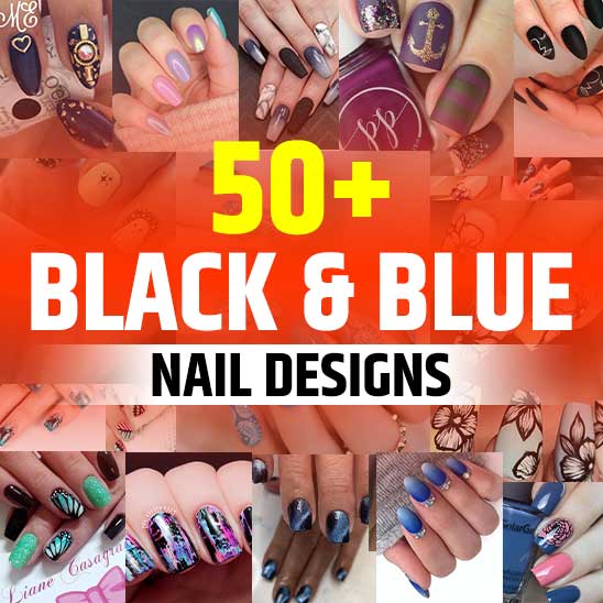 65 Blue Nail Art Ideas - nenuno creative