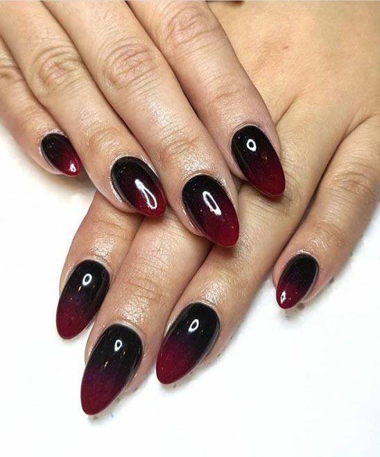 Black and Red Nails Designs