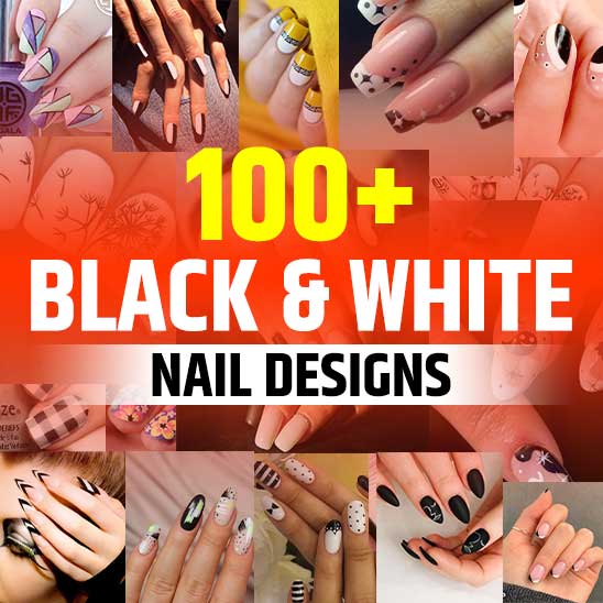 Black and White Nail Designs