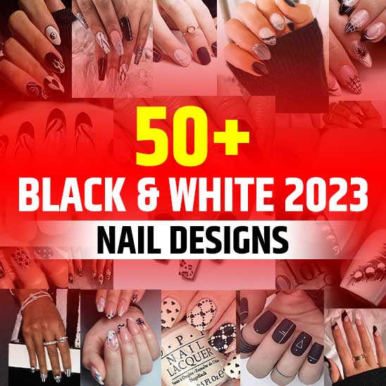 Black and White Nail Designs
