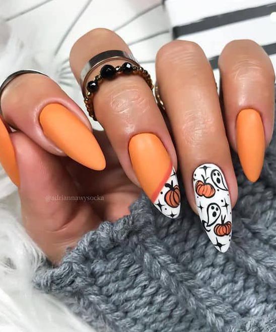 COFFIN ACRYLIC HALLOWEEN NAILS