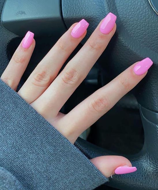 COFFIN ACRYLIC NAILS SHORT