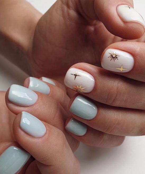 COFFIN FRENCH TIP NAILS SHORT