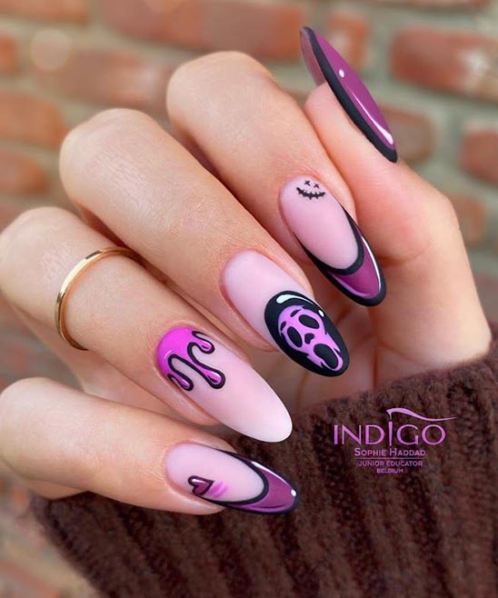 COFFIN GOTHIC HALLOWEEN NAILS