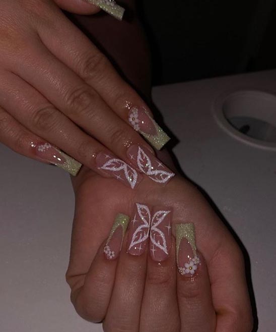 COFFIN NAIL DESIGNS SHORT