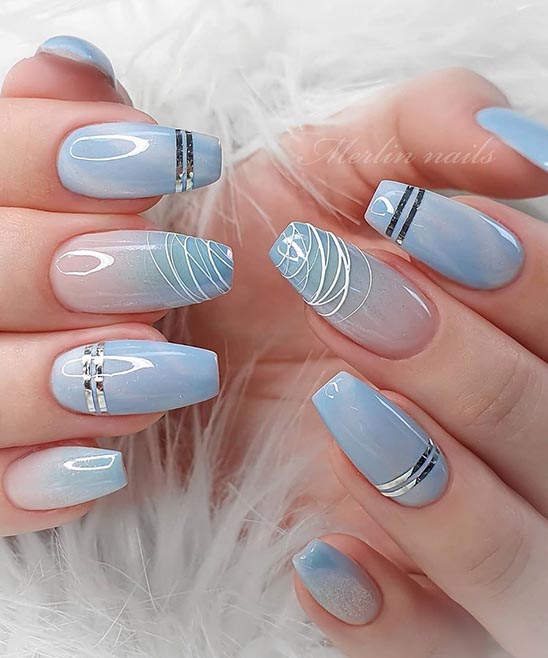 COFFIN NAIL DESIGNS SHORT