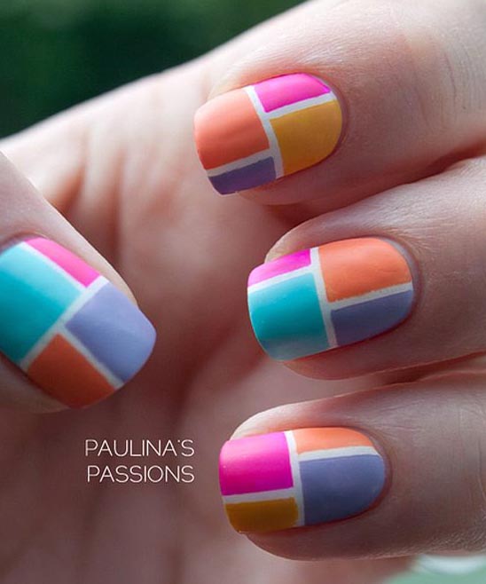 COFFIN NAILS SHORT DESIGNS