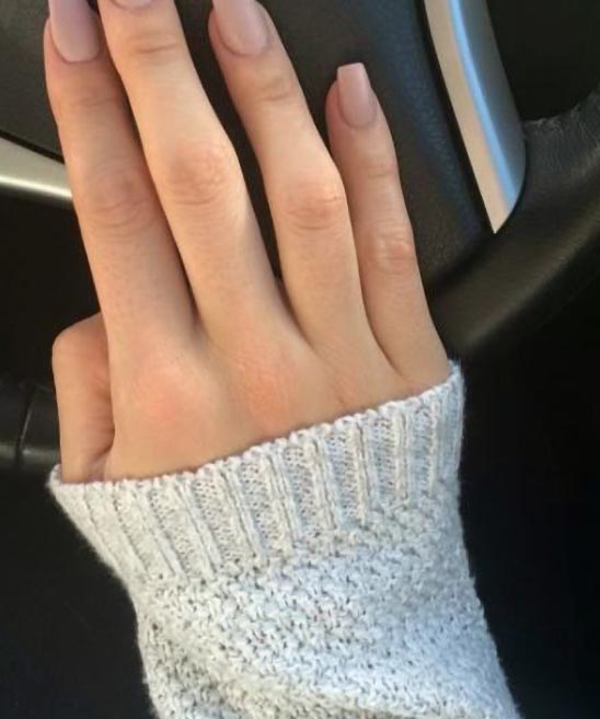 COFFIN OMBRE NAILS SHORT