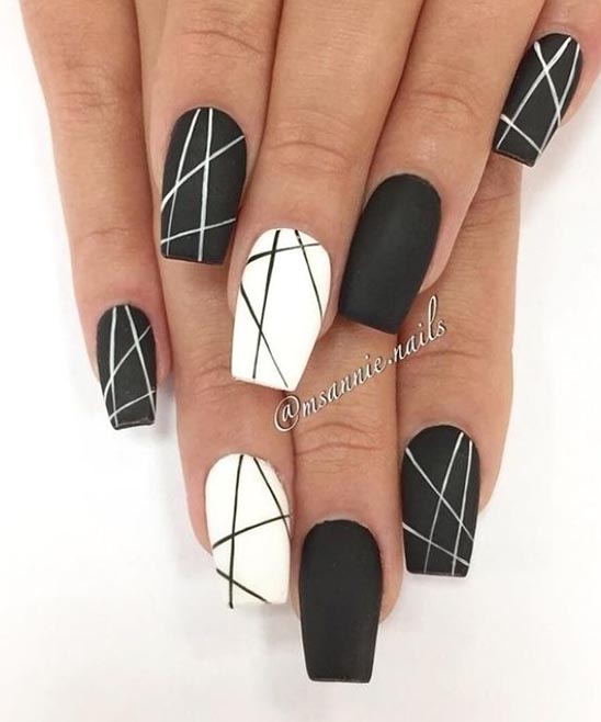 COFFIN SHAPE NAIL IDEAS SHORT