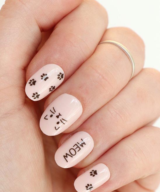 COFFIN SHAPE SHORT NAILS