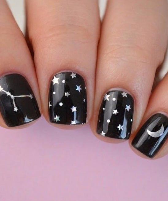 COFFIN SHAPED NAILS SHORT DESIGNS