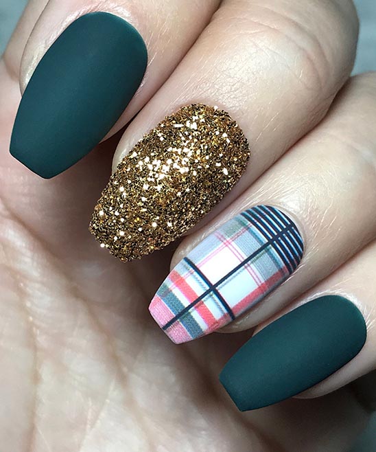 COFFIN SHAPED NAILS SHORT FRENCH TIP