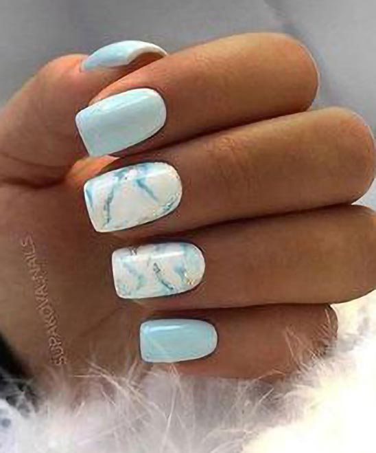 CUTE ACRYLIC NAILS SHORT COFFIN