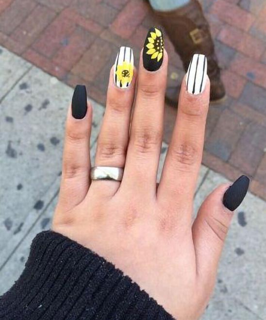 CUTE COFFIN NAILS SHORT
