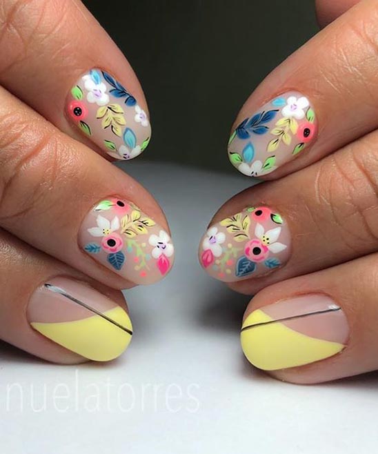 CUTE EASTER ACRYLIC NAILS