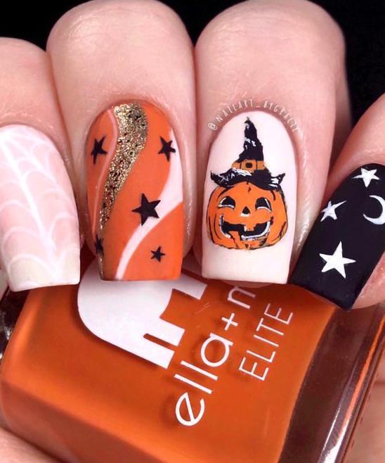 CUTE HALLOWEEN DESIGNS FOR NAILS