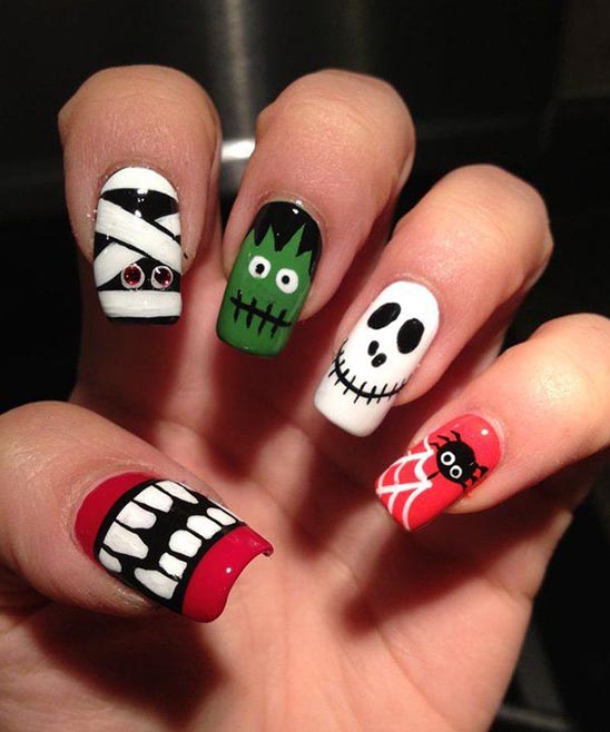 CUTE HALLOWEEN NAILS FOR KIDS