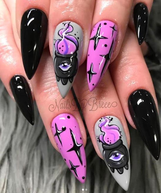 CUTE IDEAS FOR NAILS FOR HALLOWEEN
