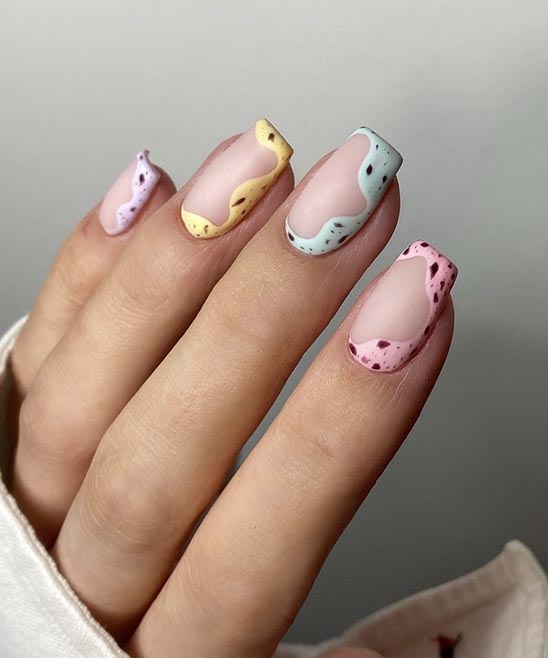 CUTE SHORT EASTER NAILS